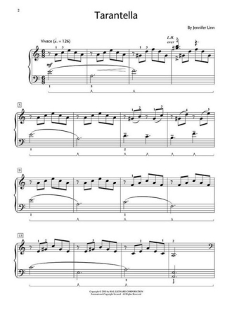 Tarantella for piano