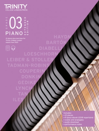 TCL Piano Exam Pieces & Exercises 2021-2023: Grade 3 - Extended editio