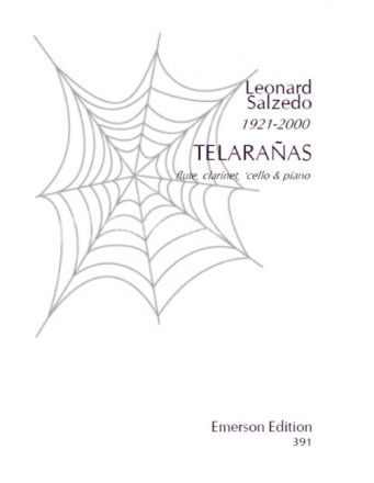 Telaranas for flute, clarinet, cello and piano, parts (1921-2000)
