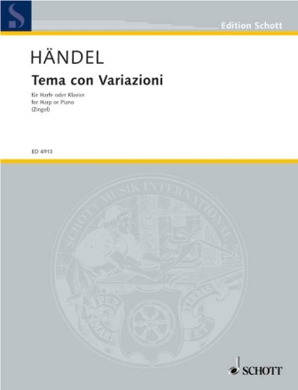 Tema con variazioni f�r Harfe oder Klavier