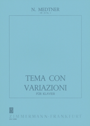 Tema con variazioni op.55,1 f�r Klavier