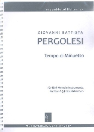 Tempo di Minuetto f�r flexibles Ensemble Partitur und Stimmen