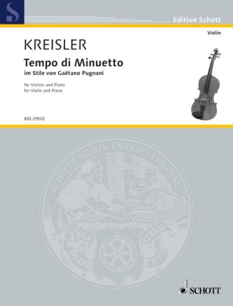 Tempo di Minuetto Nr. 14 f�r Violine und Klavier