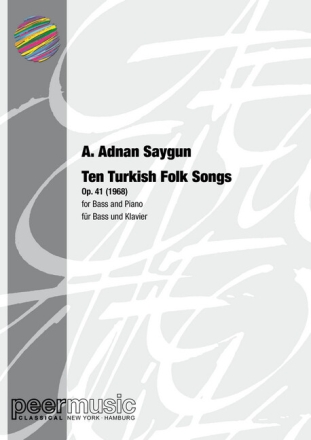 Ten Turkish Folk Songs op.41 for bass and piano