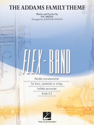 The Addams Family Theme for 5-part flexible band and opt. strings score and parts