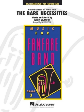 The Bare Necessities for fanfare band score and parts