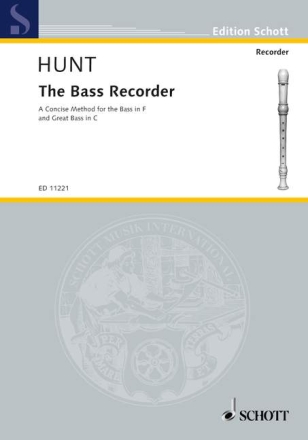 The bass recorder - a concise method for the bass in f and great bass