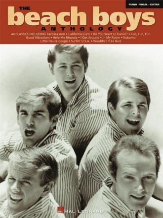 The Beach Boys Anthology for piano, vocal and guitar