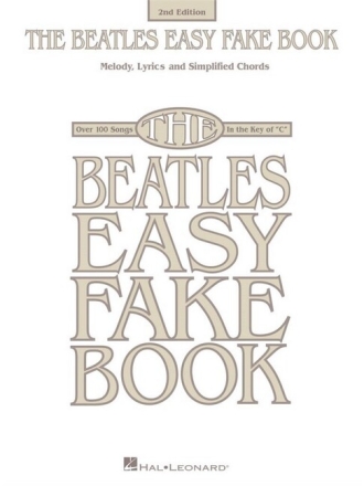 The Beatles Easy Fake Book C Version - 2nd Edition melody line, lyrics and simplified chords