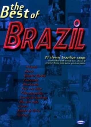 The Best of Brazil: 23 classic brazilian songs melody, chords, guitar boxes