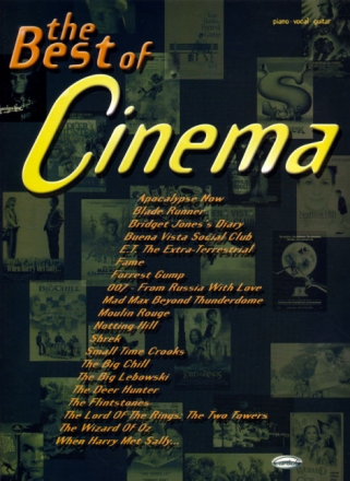 The best of cinema: Songbook for piano/vocal/guitar