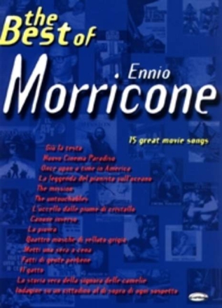 The best of Ennio Morricone: 15 great Movie songs for piano (with guitar boxes)
