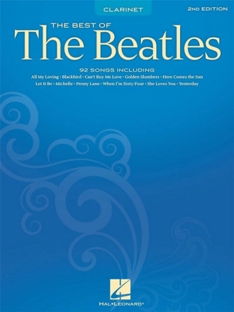 THE BEST OF THE BEATLES: 92 songs for clarinet solo