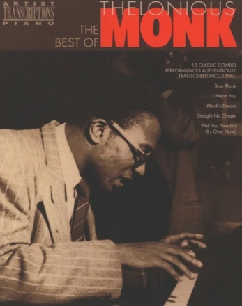 The Best of Thelonious Monk Klavier buch