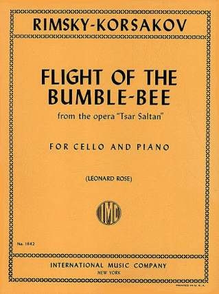 The Flight of the Bumble Bee for violoncello and piano