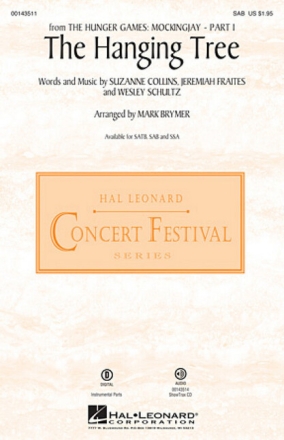 The Hanging Tree for mixed choir (SAB) and piano choral score