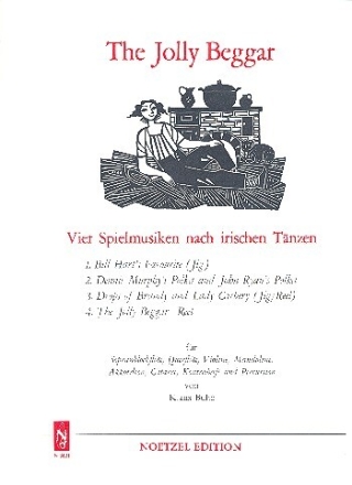 The Jolly Beggar f�r Sopranblockfl�te, Querfl�te, Violine, Mandoline, Akkordeon, Gitarre, Kb und Perc. Stimmen