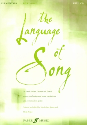 The Language of Song (+CD) elementary for low voice and piano