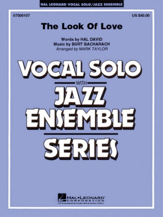 The Look Of Love for vocal solo and jazz ensemble score