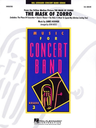 The Mask Of Zorro for concert band score