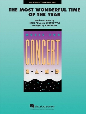 The most wonderful Time of the Year for concert band score and parts