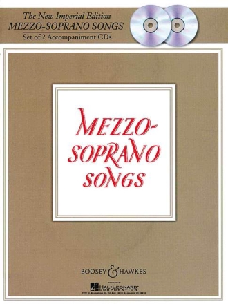 The New Imperial Edition - Mezzo-Soprano Songs for mezzo-soprano and piano CD + CD-ROM with piano accompaniment