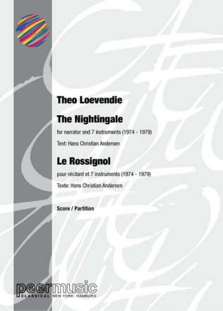 The Nightingale f�r Erz�hler und 7 Instrumente Partitur (en/frz)