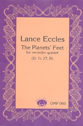 The Planets' Feet f�r 5 Blockfl�ten (SATTB) Partitur und Stimmen