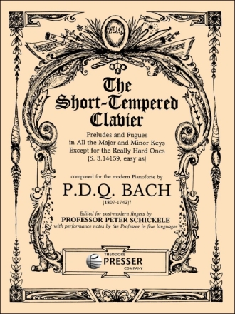 The short-tempered Clavier Preludes and fugues in all the major and minor keys for modern pianoforte
