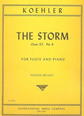 The Storm op.82,6 for flute and piano