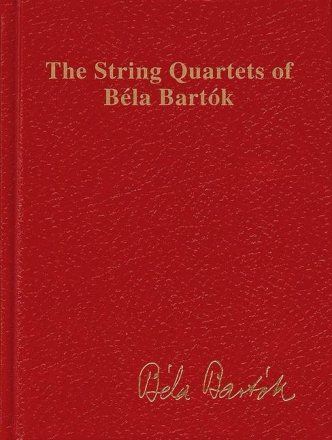 The String Quartets of B�la Bart�k f�r Streichquartett Studienpartitur