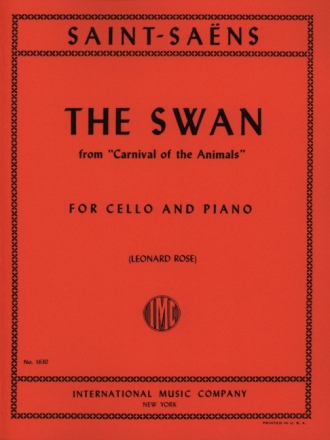 The Swan for cello and piano