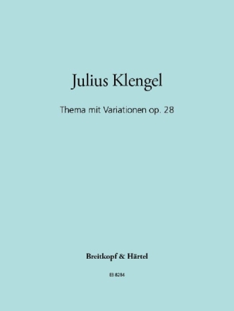Thema mit Variationen op.28 f�r 4 Violoncelli Stimmen