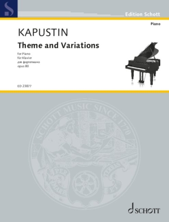 Theme and Variations op. 80 (1996) f�r Klavier