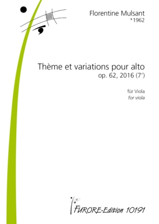 Theme et Variations op.62 (2016) f�r Viola