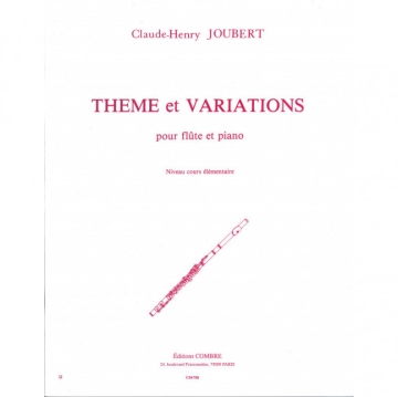 Th�me et variations pour flute et piano