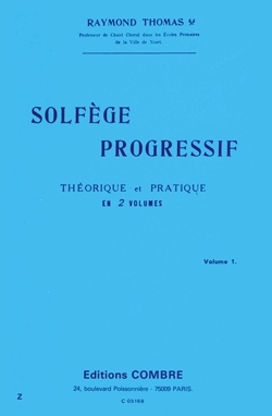 THOMAS R. Solf�ge progressif Vol.1 formation musicale Partition