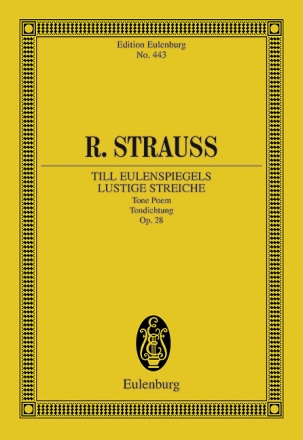 Till Eulenspiegels lustige Streiche op.28 f�r Orchester Studienpartitur