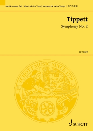 Tippett, Sir Michael Symphony No. 2 f�r Orchester Studienpartitur