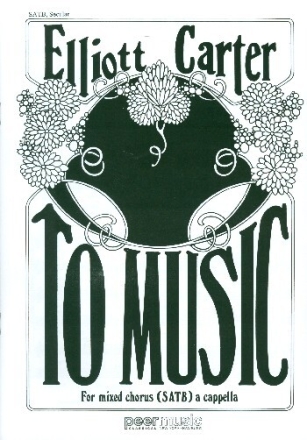To Music for mixed chorus a cappella score
