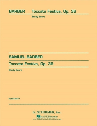 Toccata festiva op.36 for organ and orchestra study score