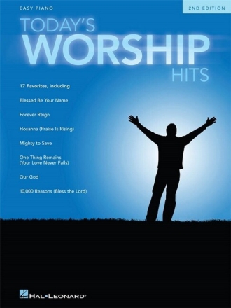 Today's Worship Hits for easy piano (with text and chords)