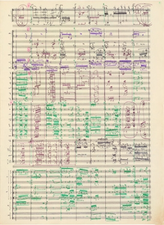Tombeau f�r Sopran und Orchester Faksimile des Entwurfes und der ersten Reinschrift
