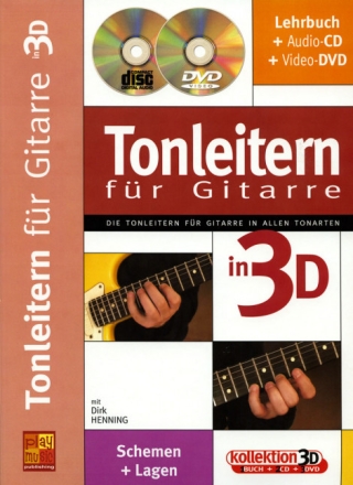 Tonleitern in 3D (+CD +DVD) f�r Gitarre  (dt)
