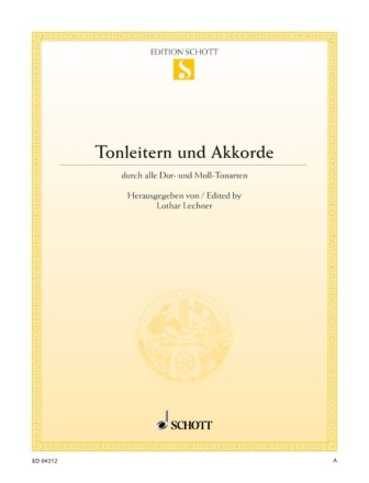 Tonleitern und Akkorde durch alle Dur- und Moll-Tonarten f�r Klavier