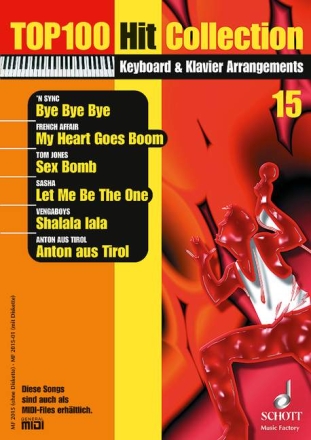 Top 100 Hit Collection Band 15 f�r Klavier / Keyboard