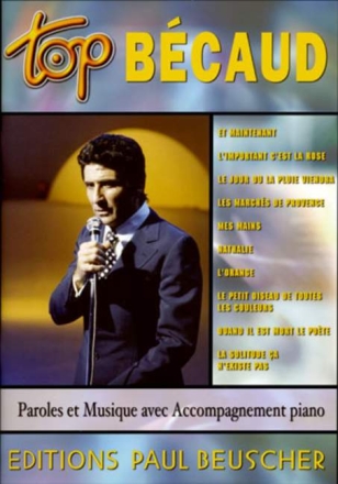 Top B�caud paroles et musique avec accompagnement piano