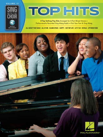 Top Hits (+Online Audio Access) for mixed chorus a cappella score