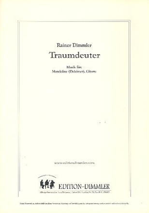 Traumdeuter f�r Mandoline (Dulcimer) und Gitarre