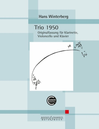Trio 1950 f�r Klarinette, Violoncello und Klavier Partitur und Stimmen